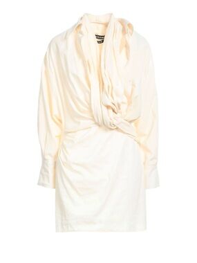 Jacquemus Cream shirt dress